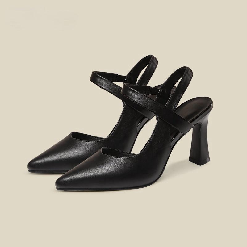 Giày sandan quốc dân cao 7cm phù hợp đi tiệc đi chơi .Nữ DéP Shoes Jean Nhung Cao Su Sandal giay  got