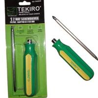 Gambar TEKIRO Two Ways Screwdriver (Obeng Dua Arah) SD-TW0849 dari Drill&Co Kota Administrasi Jakarta Barat 2 Tokopedia