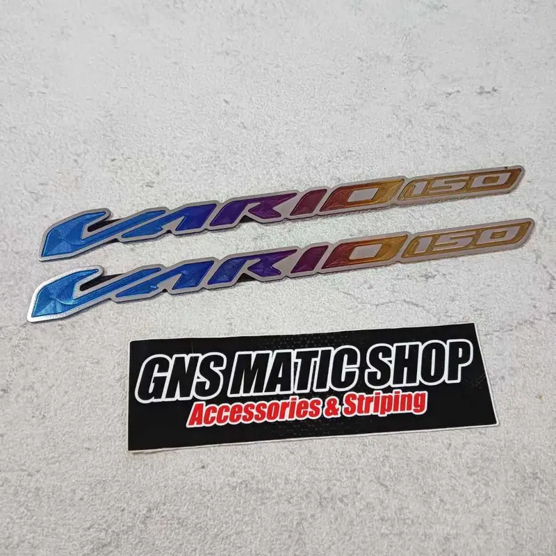 LOGO EMBLEM TITANIUM ORIGINAL VIETNAM VARIO CLICK PCX NMAX AEROX DLL / EMBLEM BODI TITANIUM EMBLEM BODY TITANIUM BEAT 4