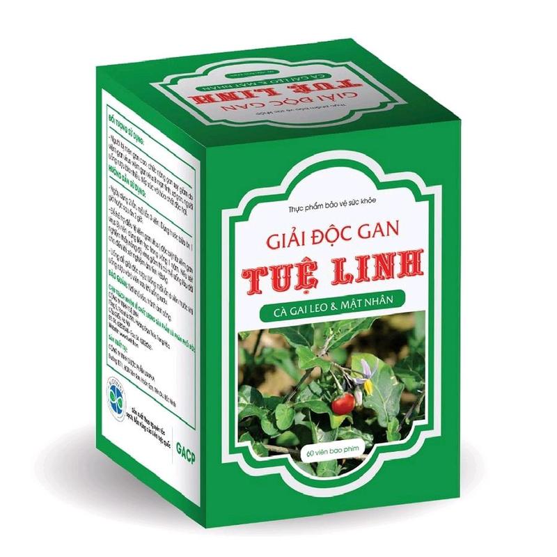  Giải Độc Gan Tuệ Linh hỗ trợ giải độc gan hạ men gan hộp 60 viên 