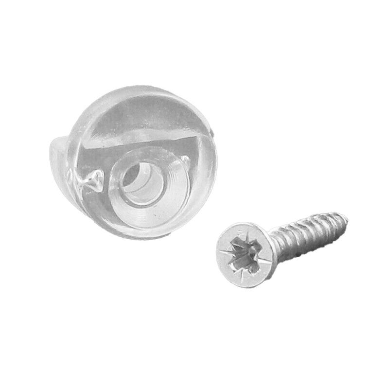 Kẹp Kính, Bộ 4 Cái, Kẹp Gắn Gương Phòng Tắm, Bộ Cố Định Gương Treo Tường Giá Đỡ Giá Đỡ, Giá Đỡ, 4 Vít Cố Định 8