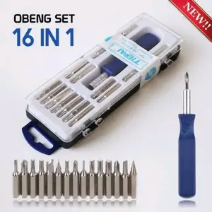 Obeng Kotak Set 16in1 Obeng Set 16in1