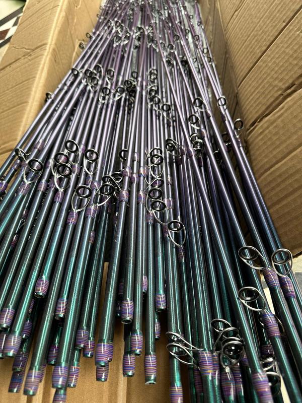 Lẻ Ngọn Cần, Lẻ Ngọn Cần WuTu Fishing - H8 Độ Cứng MH Màu Ánh Tím