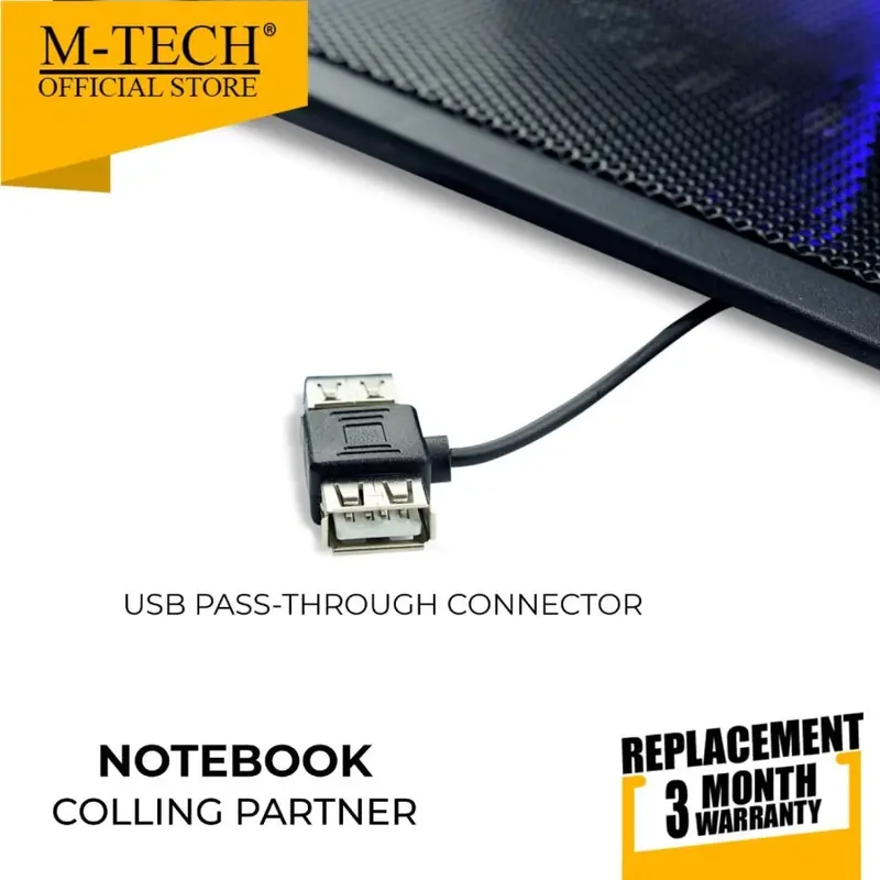Cooling Pad M-Tech CP 01 Coller Pad Pendingin Notebook 3