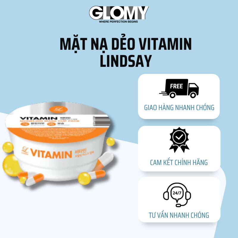 Mặt Nạ Thạch Dẻo Tươi Vitamin Cao Cấp Lindsay Modeling Mask Cup Pack 28g chuyên dùng tại các Spa Hàn Quốc