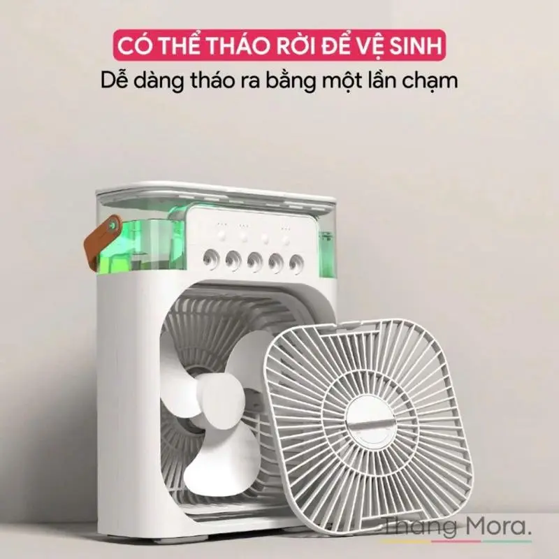 Quạt phun sương loại 1 có dong (Quạt Điều Hòa Hơi Nước Mini 600ml , Quạt Phun Sương Tạo Ẩm Làm Mát) tặng kèm dây sặc usb ( không bao gồm củ sạc ) màu ngẫu nhiên