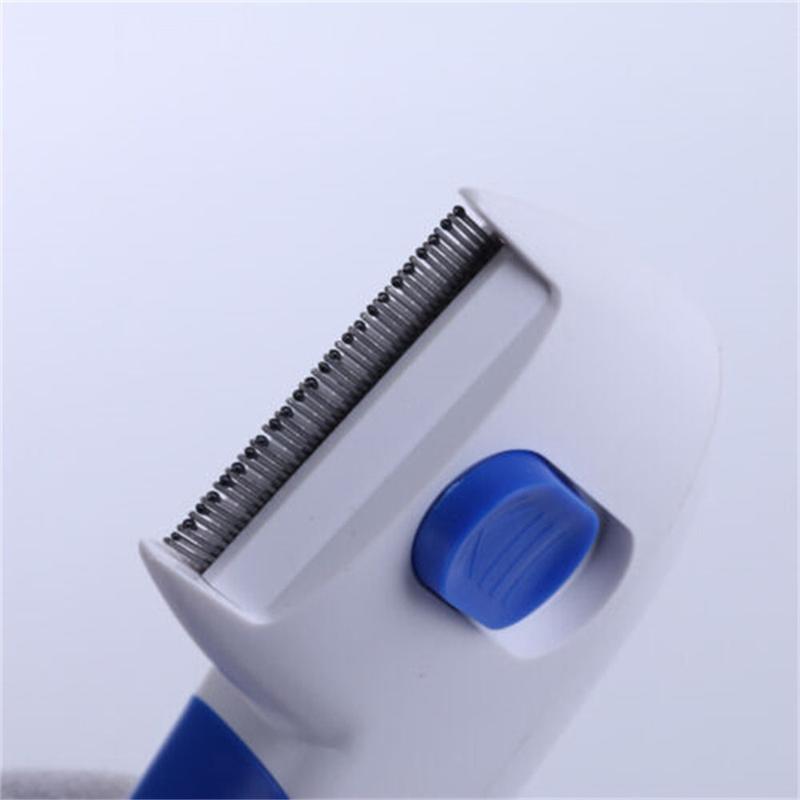 Product Introduction of Durable Fleas Controller Zapper Anti Flea Comb Lice Remover Electric Remove Flea Comb Tick Killer 17