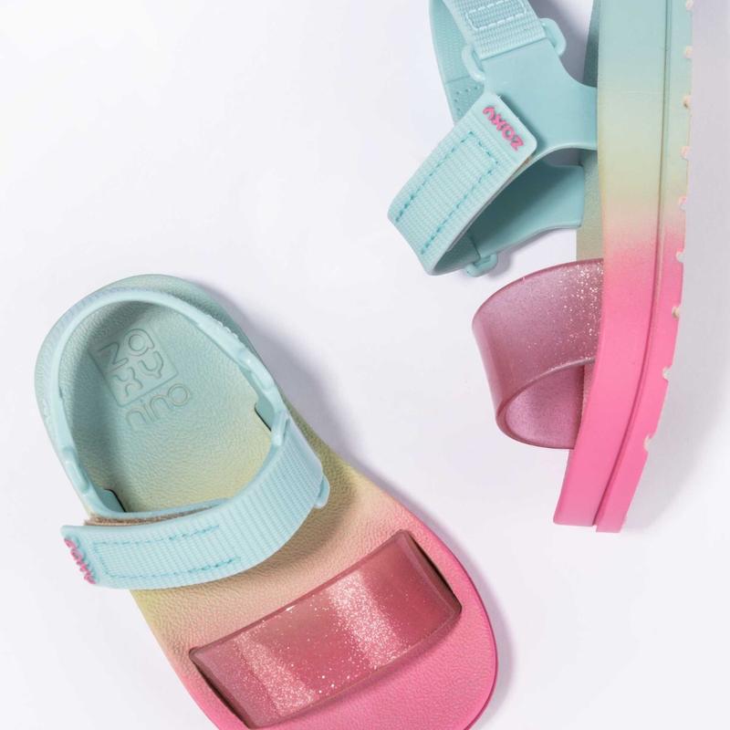 Xả lẻ size Sandal Zaxy quai ngang nhựa thơm cao cấp bé gái Authentic