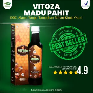 VITOZA Madu Pahit Herbal – Original | Bersertifikat HALAL & BPOM