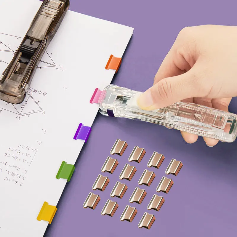 Transparent Push Clip, Student Test Paper Clip, File Material Acrylic Small Clip, Sealing Clip