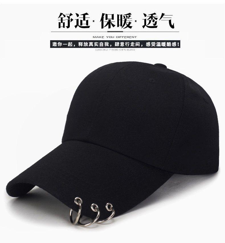 Product Introduction of Unisex Baseball Cap - Spring/Summer Minimalist Design with Metal Hang Loop, Classic Plain Snapback for Men & Women 0