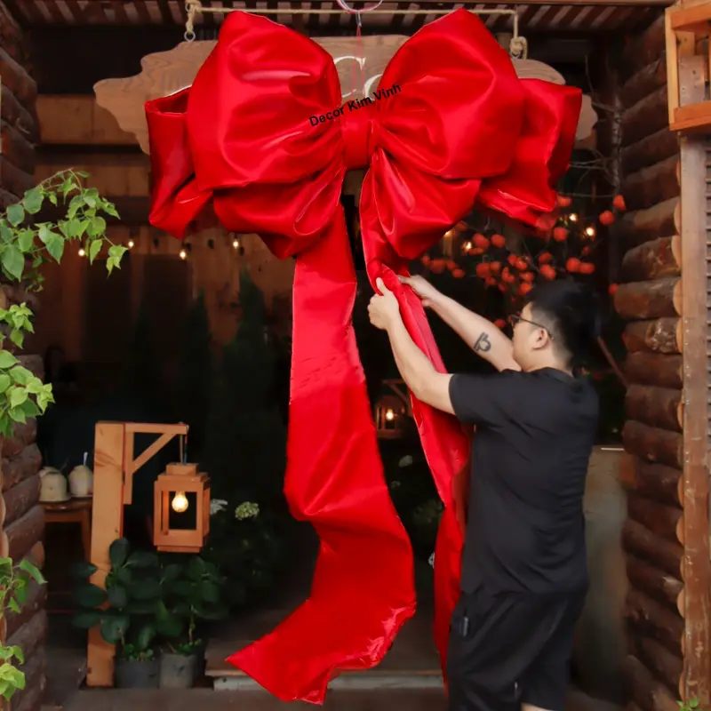 Nơ 6 Cánh Đuôi Dài Có Thể Uốn Kiểu NCC07 Trang Trí Decor Quán Shop Trang Trí Sự Kiện 3