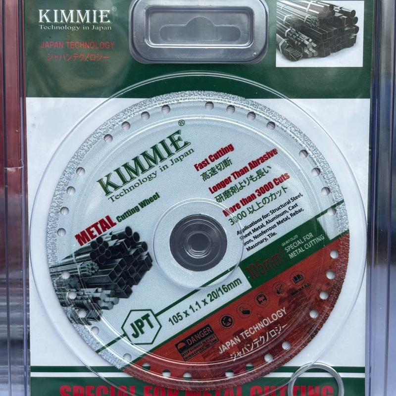 Vua cắt sắt , lưỡi cắt chuyên cắt sắt , nhôm , inox Kimmie đường kính 100mm gắn máy mài cầm tay có vn, CÓ PHIÊN BẢN PLUS VỪA CẮT VỪA MÀI