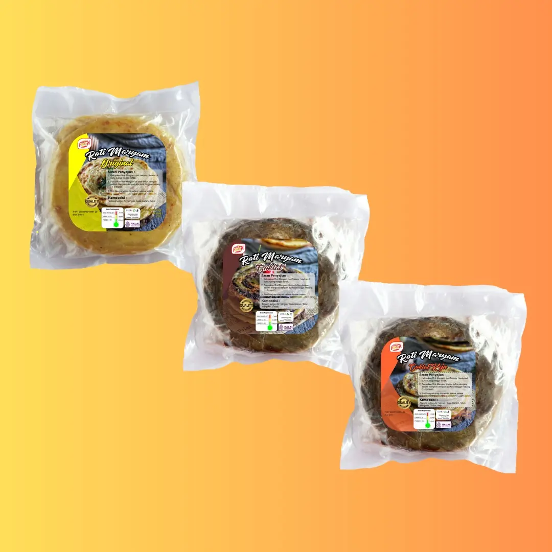 [PAKET 3 MIX] ROTI MARYAM ORIGINAL, COKELAT & COKJU