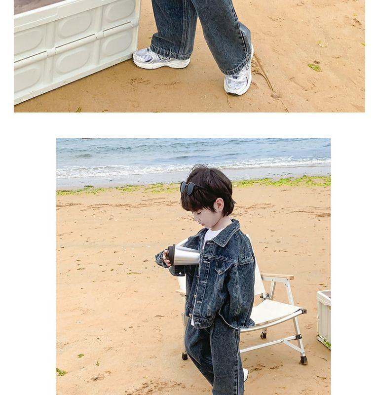 Product Introduction of Bộ Đồ Denim, Cho Bé Trai, Bộ Sưu Tập Mùa Thu 2023 Mới, Đẹp Trai Và Thời Trang, Áo Đẹp Kinh SúC Quần Ống Rộng, Bộ Đồ Hai Mảnh, Thích Hợp Cho Trẻ Em, Thời Trang 24