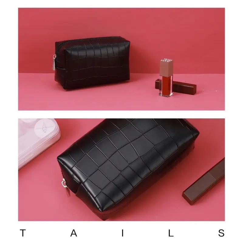 MARIONE - Dompet Kosmetik bahan croco TRIAN Tempat Kosmetik Cantik Kulit 6