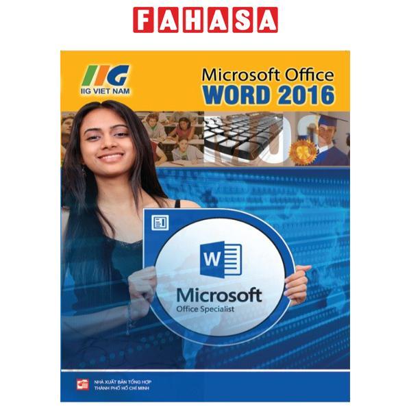 Sách - Microsoft Office Word 2016 - Microsoft Office Specialist