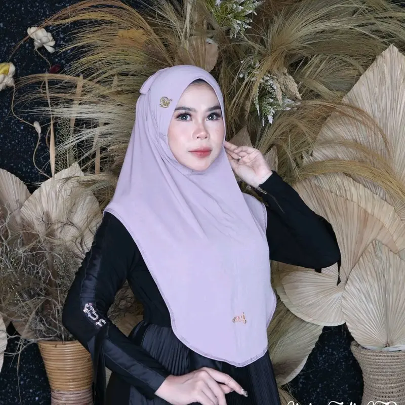 JILBAB DOI SIRIA TALI STANDART Bergo Instan 1