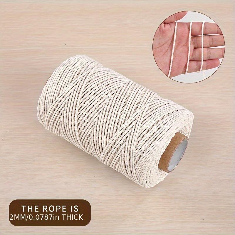100m Handmade Braided Thread (1 Roll), Cylindrical Braided Thread, Handmade Braided Thread for DIY Craft, Sewing Supplies 6