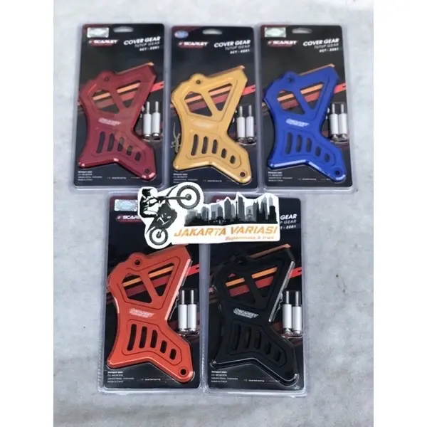 cover gear depan honda crf 150 cover gir crf full cnc scarlet