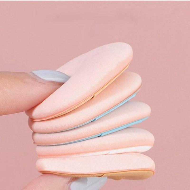 Product Introduction of Đệm Ngón Tay Mini, Thiết Kế Mới Của Threeetwo, 6 / 10 Cái, Miếng Bọt Biển Hỗn Hợp Sử Dụng Kép Mỏng, Mút Mỹ Phẩm, Có Thể Tái Sử Dụng, Đi Kèm Với Hộp Đựng, Thích Hợp Để Trang Điểm Kem Nền Dạng Lỏng, Dụng Cụ Trang Điểm 20