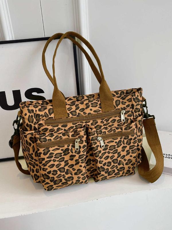 Women's Casual Solid Color Zipper Crossbody Bag Women, Handbag Sling Bag, Large Capacity Multi-pocket Design Portable Shoulder Bag for Daily Used, Girl Fashionable Shopping Bag Tote Bag for Women 7