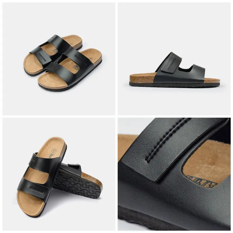 Dép đế trấu nam nữ BU04 unisex birken quai ngang Buenas - BU04 3