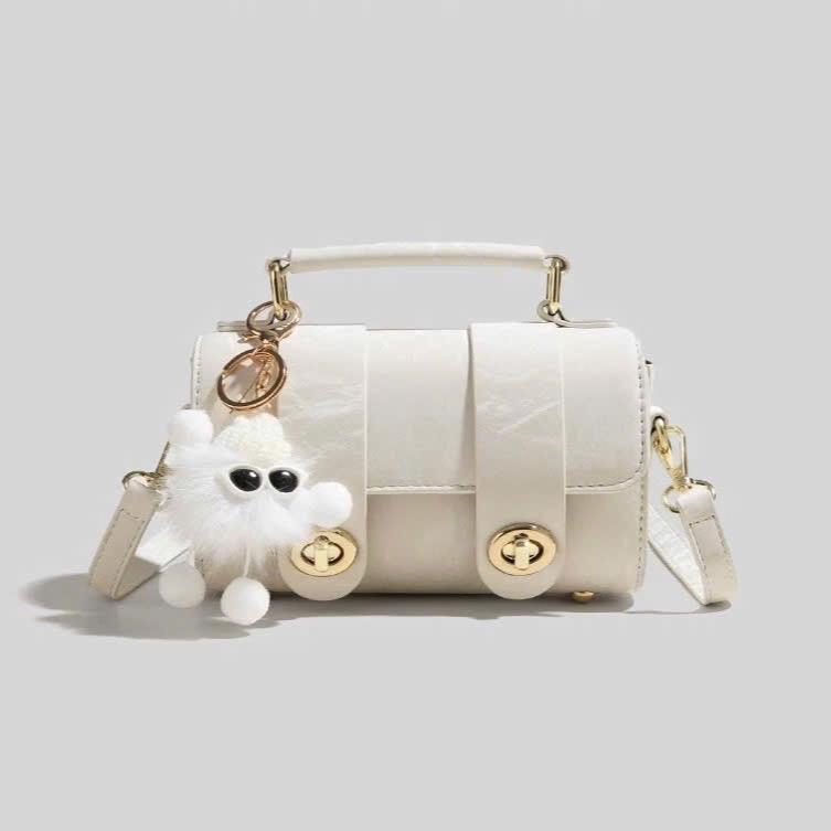 Túi Xách Nữ Đeo Chéo Cầm Tay Da Nhung Dải 2 Khoá Dễ Phối Đồ Túi Xu Hướng -A15 Bag