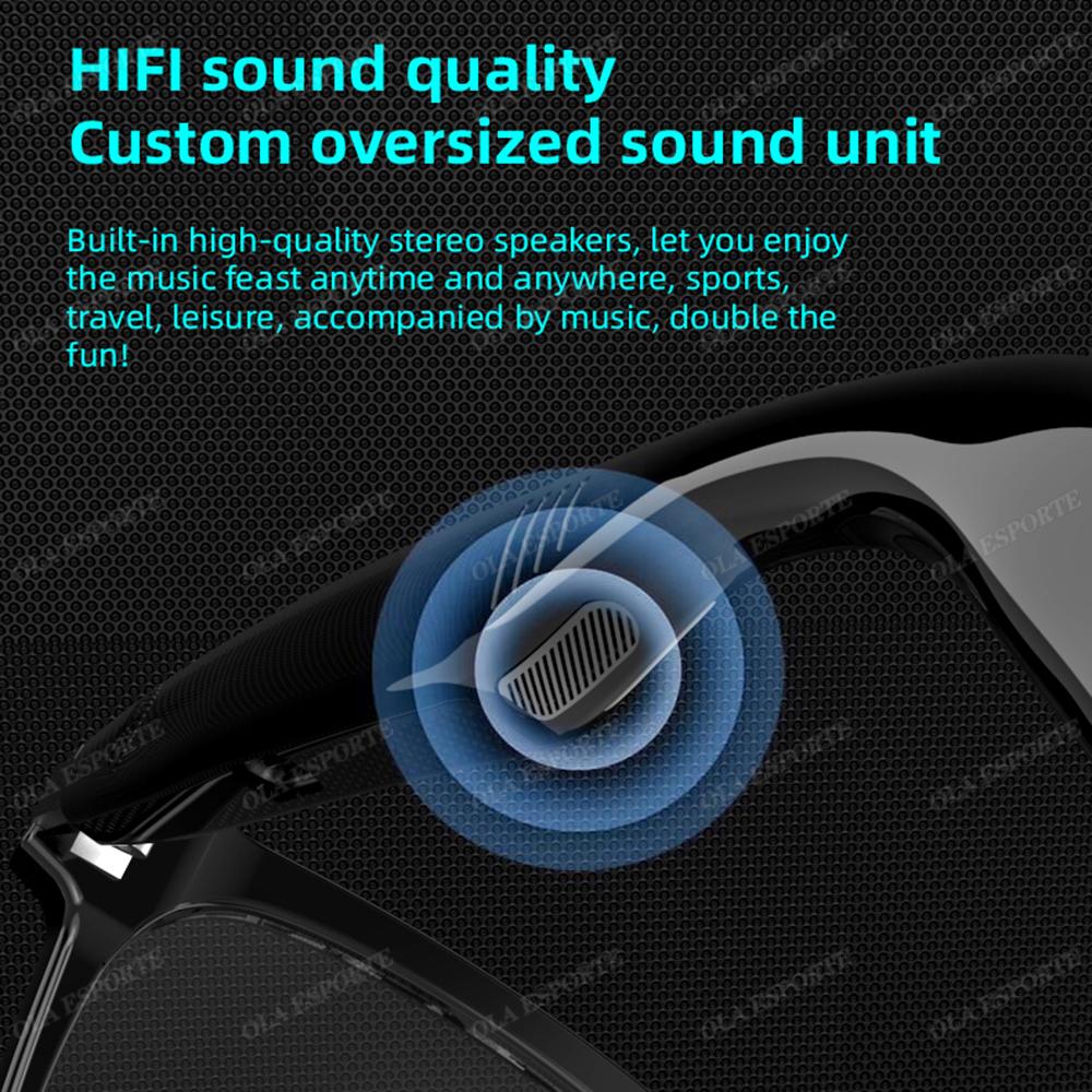 3-in-1 Smart Glasses Bluetooth With Automatic HD AI Voice Noise Music Eyewear Waterproof Calls Eyeglass smart glasses Men Women - Image 5