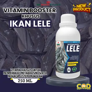 VITAMIN IKAN LELE, VITAMIN Ikan lele agara cepat besar 250ml probiotik  pemacu pertumbuhan ikan lele