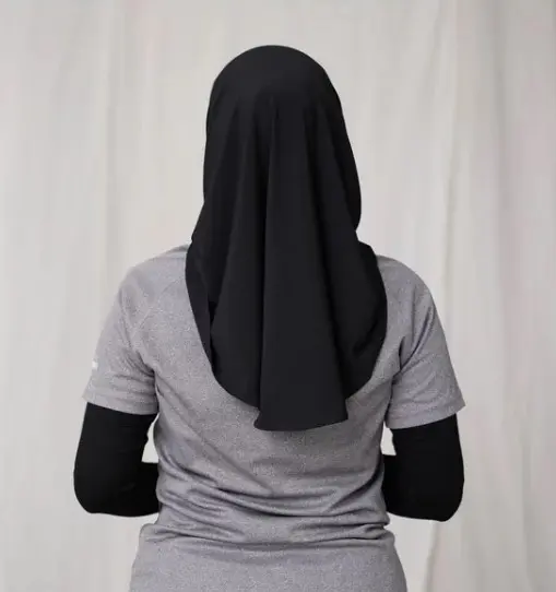 Hijab Instan Jilbab Polos Kerudung Bergo Pendek Sport Casual Ped 3