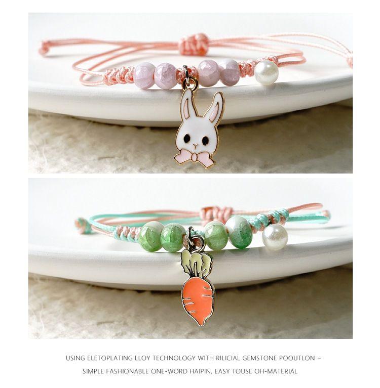 Product Introduction of Cute Student Star Moon Girlfriends' Bracelet Two Three Four Korean Style Mori Style Bracelet Ins Non-Fading Gifts 3