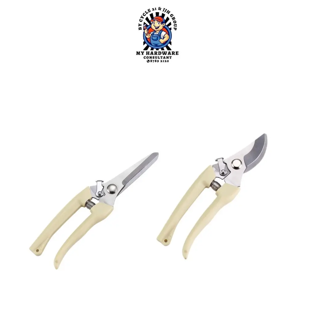 SG Fast Delivery Pruning Stainless Steel Heavy Duty Plant Cutter Fruit Tree Brunch Scissors Gardening Tools