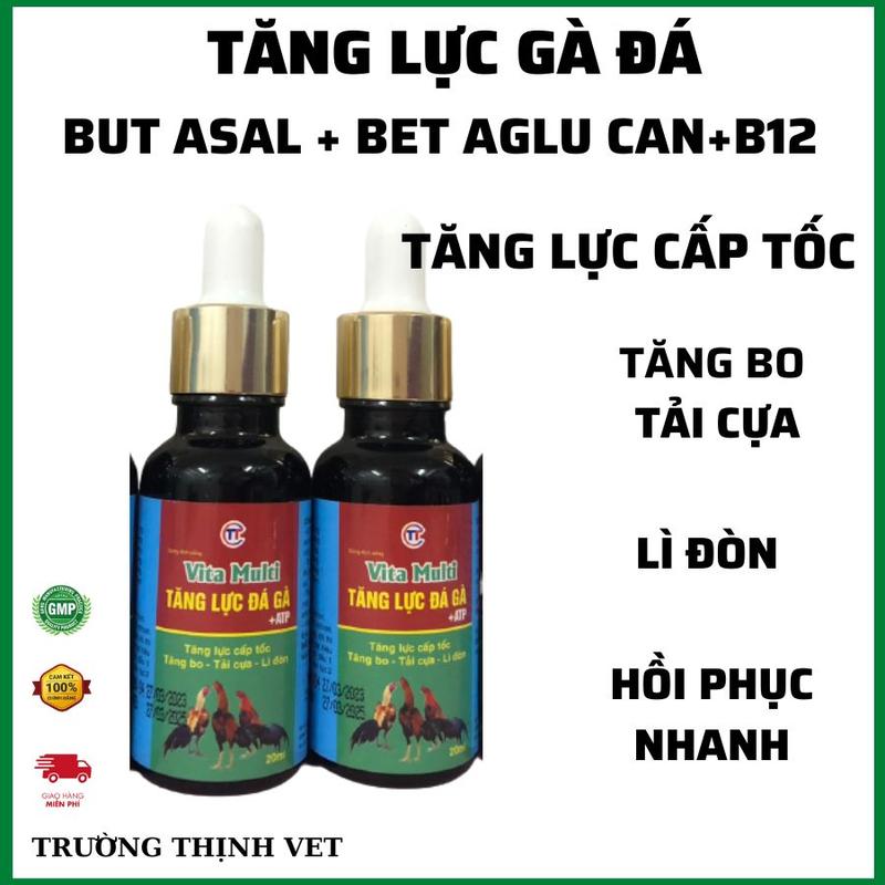 Tăng lực gà đá gà chọi chai 20ml bổ sung dinh dưỡng cho gà sung sức lì đòn hồi phục nhanh khoẻ mạnh