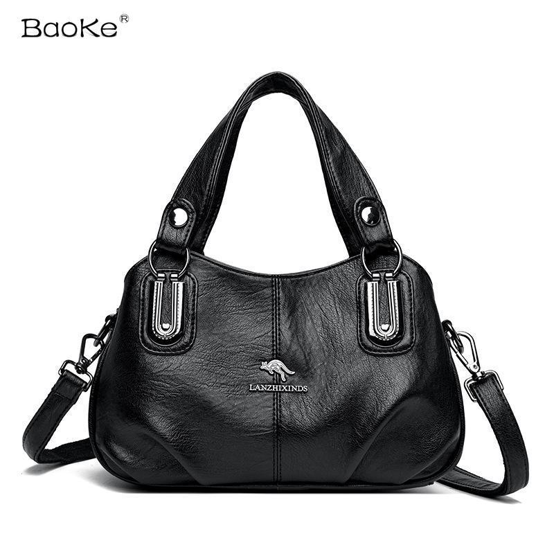 Túi Vỏ Sò, Dành Cho Phụ Nữ, Hàng Mới Về, Thích Hợp Cho Phụ Nữ Trung Niên, Túi Xách Cho Mẹ, Phong Cách Cổ Điển Dễ Phối Đồ Nhiều Ngăn, Dung Lượng Lớn, Túi Đeo Chéo Một Bên Vai