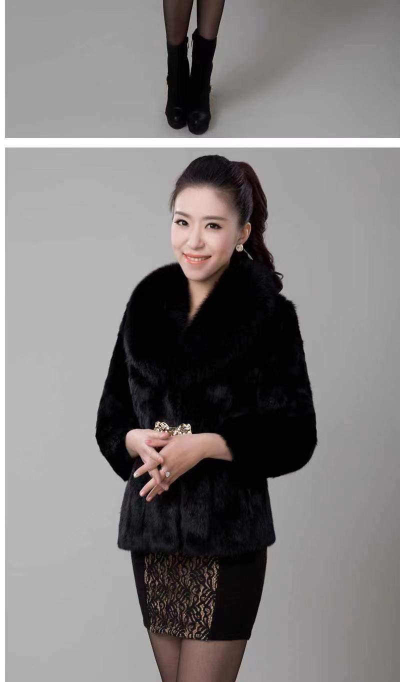 Product Introduction of Áo Khoác Lông, Hàng Mới Về Mùa Thu Và Mùa Đông, Dành Cho Nữ, Dài Ngắn, Phong Cách Hàn Quốc, Cổ Áo Lông Cáo Giả, Làm Bằng Lông Chồn, Dễ Phối Đồ, Dành Cho Nữ 10