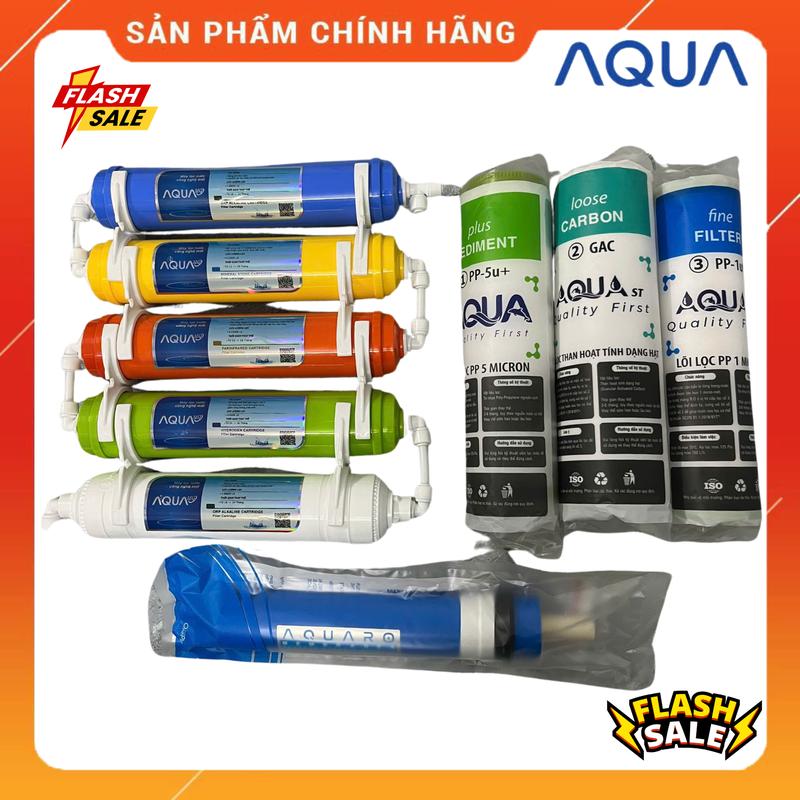 Bộ lõi lọc nước 1-9 chính hãng Aqua thay vừa cho tất cả các máy lọc nước phổ biến trên thị trường
