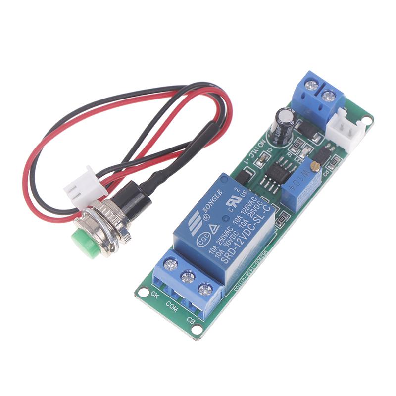 Product Introduction of DC 12V Adjustable Timer Delay Turn OFF Module Timing Relay Time Switch 1~10sec Delay Off Switch Module 19