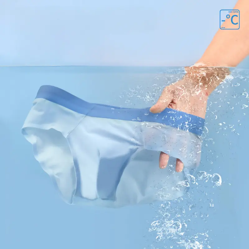 Set 4 Quần Lót Tam Giác Nam Full Đen Vải Su Đúc Lụa Băng Cao Cấp Không Đường May Mềm Mịn Mát Mướt(Che tên sản phẩm) Sịp Boxer Nhung Quần Boxer Menswear 2