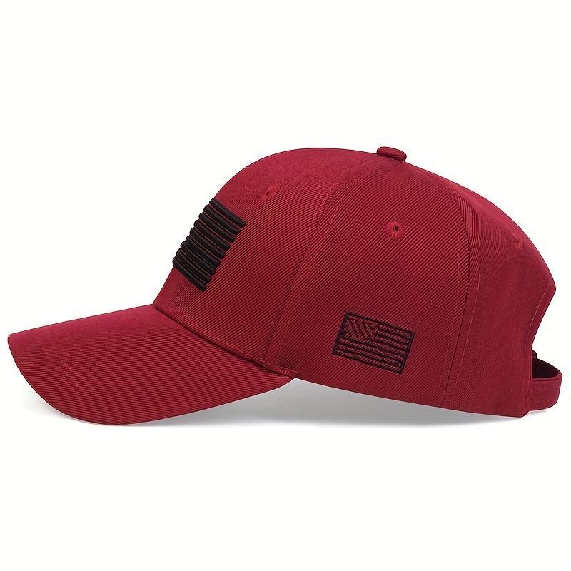 Product Introduction of USA Flag Embroidery Baseball Cap Solid Color Vintage Sun Hat Adjustable Lightweight Dad Hats For Women Men 26