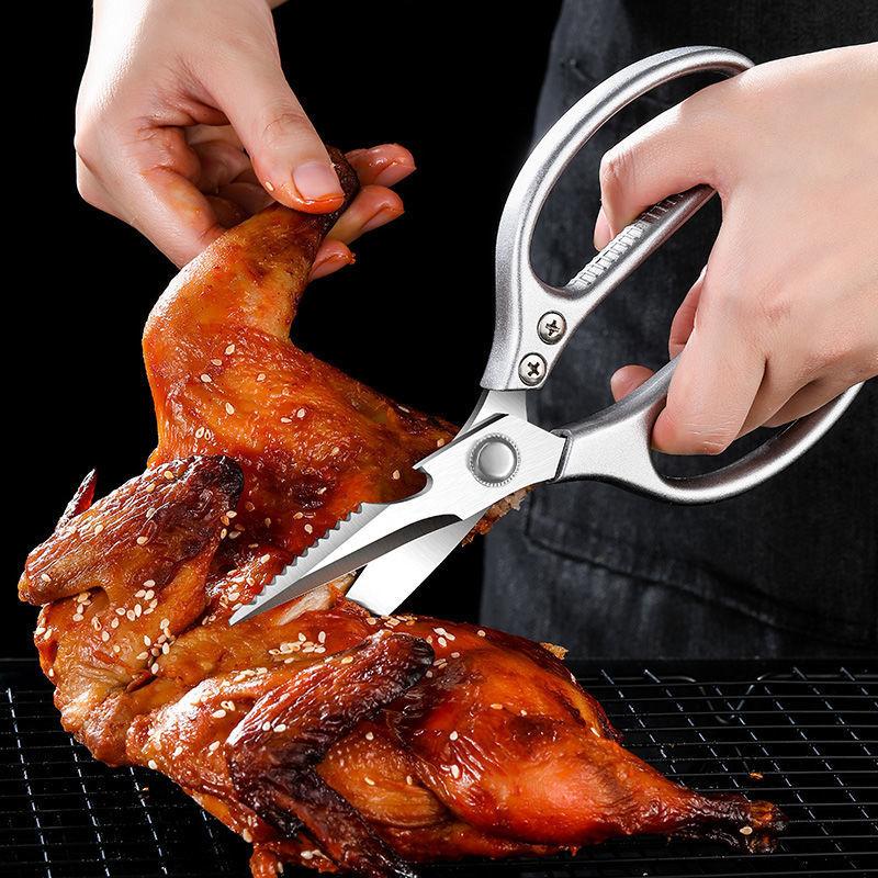 Kéo cắt gà kéo làm bếp nội địa nhật đa năng SK5 siêu chắc,kéo thép không gỉ cho nhà bếp,kéo xương gà mạnh mẽ 4