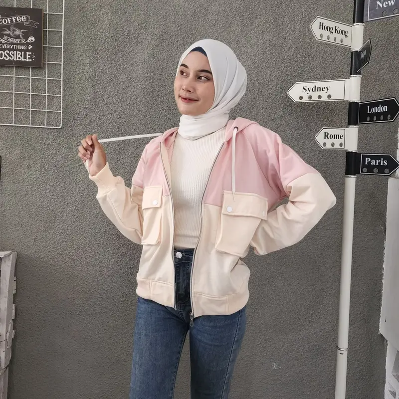 (COD) (SYUA PROJECT) ELUA TONA JAKET STANDAR CEWEK LUCU 4