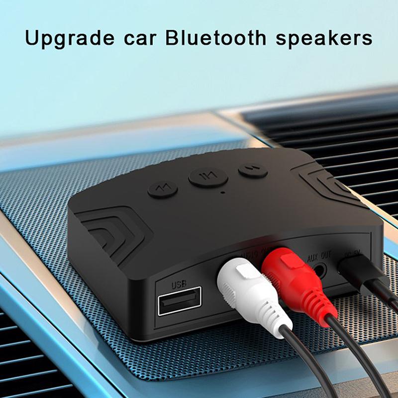 Product Introduction of Penerima Audio Bluetooth 5.3, Penyesuai Audio Wayarles, AUX RCA USB U-Cakera, Stereo, Serasi dengan PC, TV dan Kereta, Sesuai untuk Pembesar Suara dan Kit Audio, dengan Fungsi Muzik 23