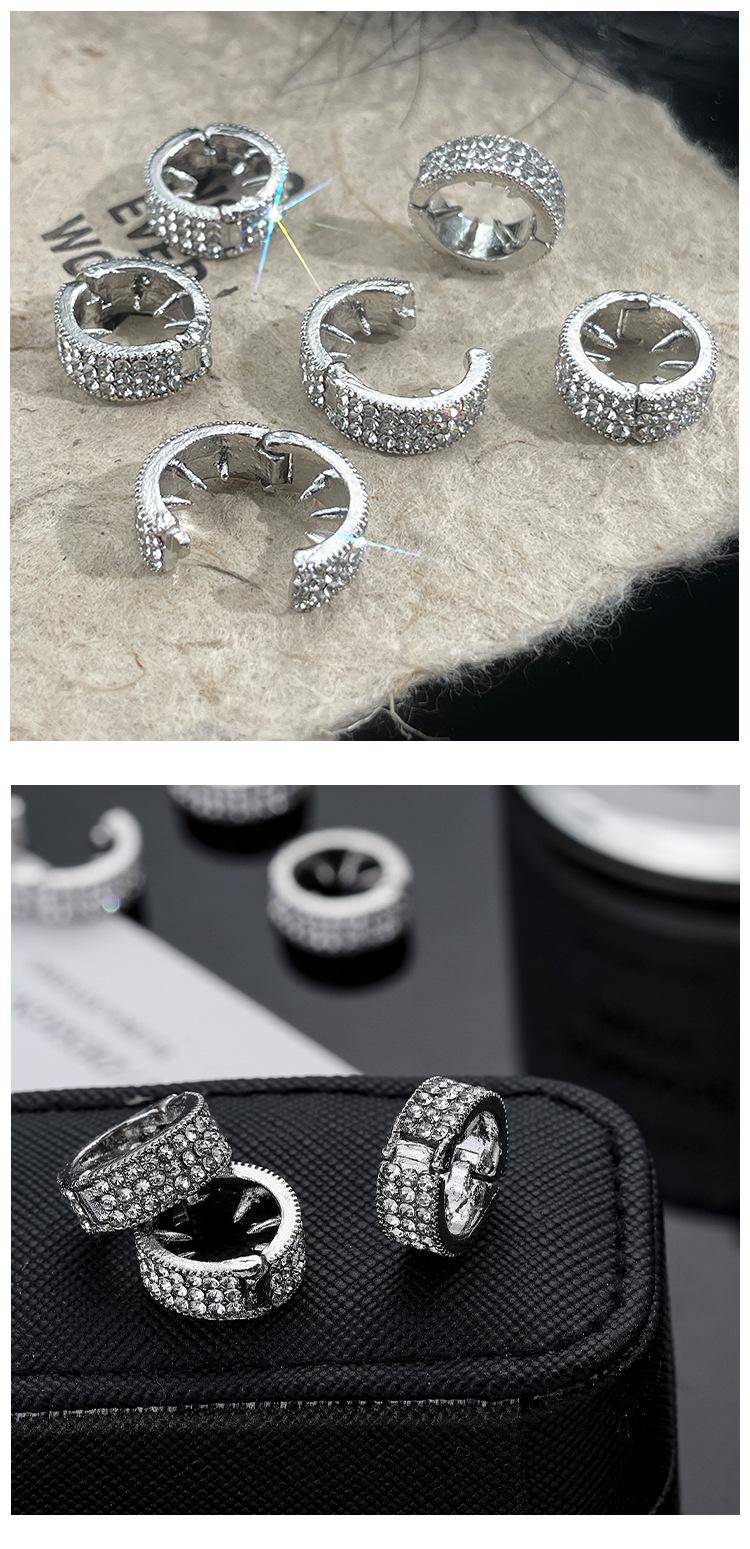 Product Introduction of Yu Shuxin Style Tentacle Round Hair Clip Silver Metal Small Hairpin for Women Forehead Side Bangs Clip Hair Accessory 2