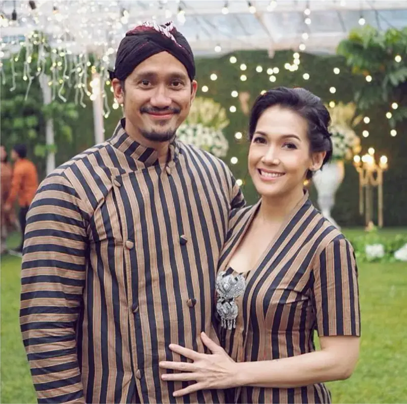 Setelan Surjan Lurik Anak Adat Jawa Bahan Katun Baju Set 1