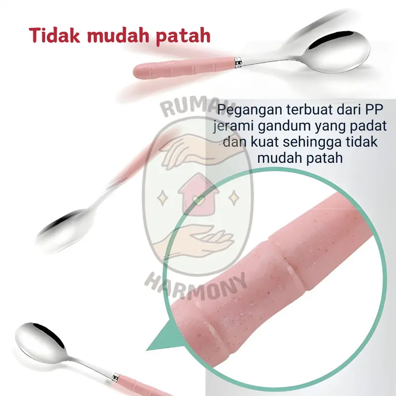 1 Kotak Sendok Garpu Sumpit Set Stainess Steel / Alat Makan Portable Hadiah 3 Pcs Set Sendok Alat Makan Stainless -Kitchenware 2