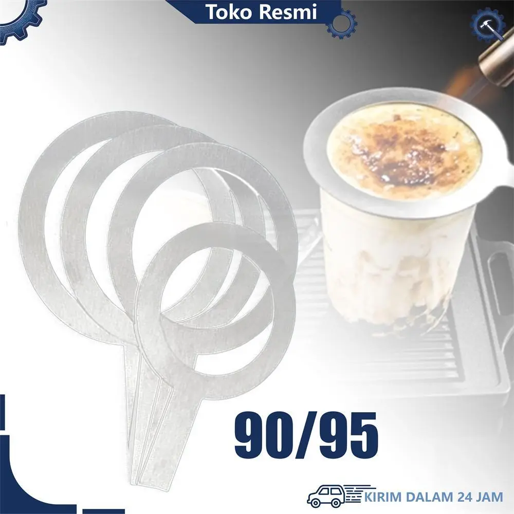 Ring Stainless Steel Pembakar Boba Brown Sugar Cover Torch Stainless Steel Taiwan Bobba Milk Tea