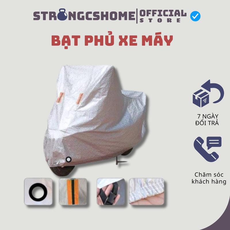 [FREESHIP] Bạt phủ xe máy loại dày áo trùm phủ bọc che nắng mưa xe máy các dòng phân khúc từ nhỏ tới lớn vải tráng nhôm cao cấp OXM túi  bọc chống nước