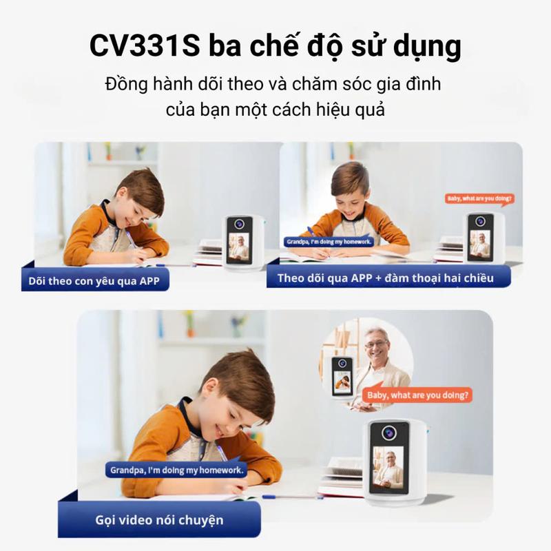 Camera giám sát SEKA VSTARCAM CV331S, camera gọi video 2 chiều kiêm đèn ngủ,…
