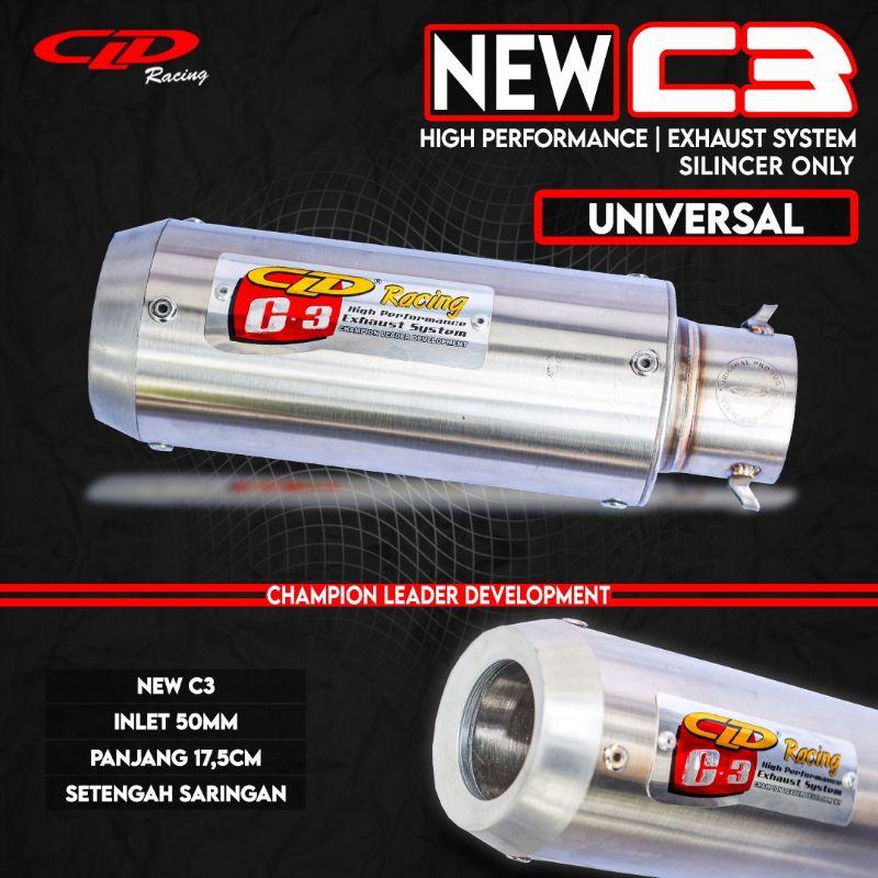 Silencer Only CLD Racing C3 Bulat New inlet 50mm safata muffler 0